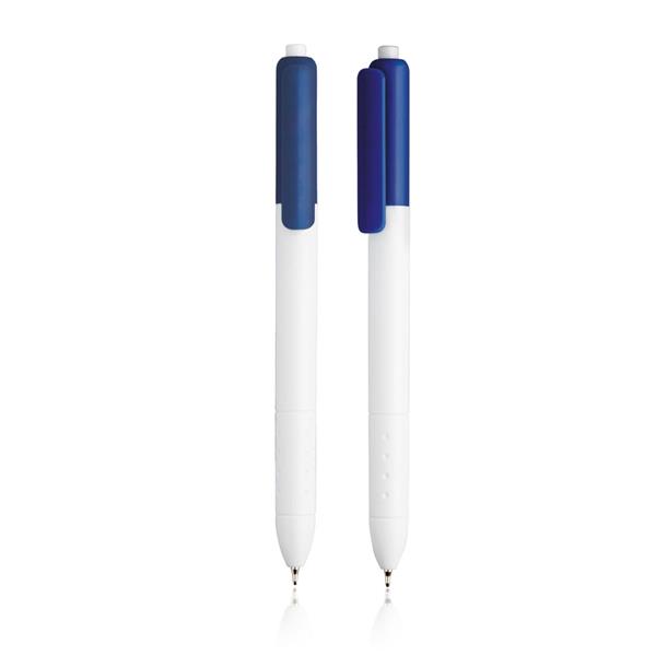 Plastikowy długopis z kolorowym klipsem