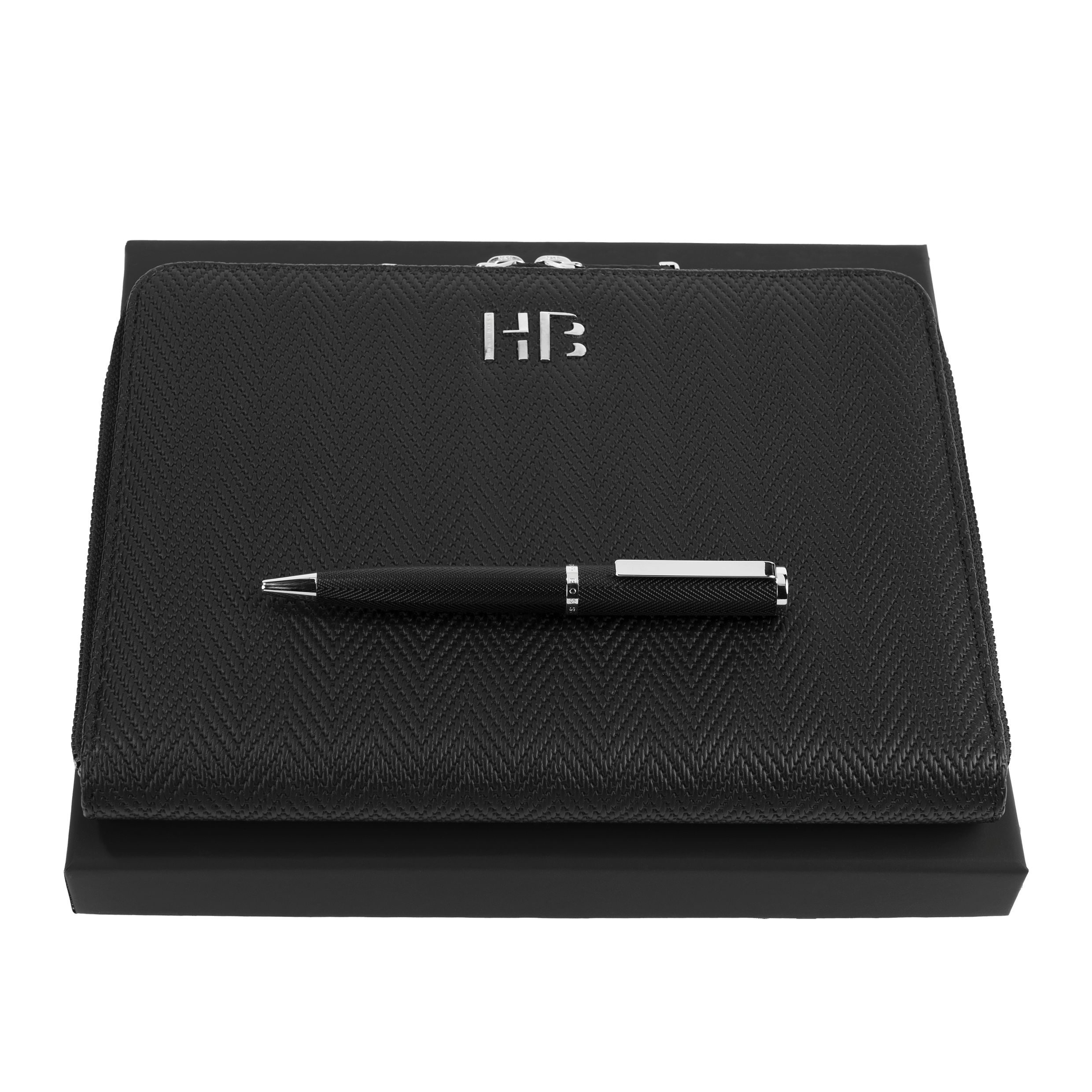 Zestaw upominkowy HUGO BOSS długopis i teczka A5 - HSI1064B + HTM106A
