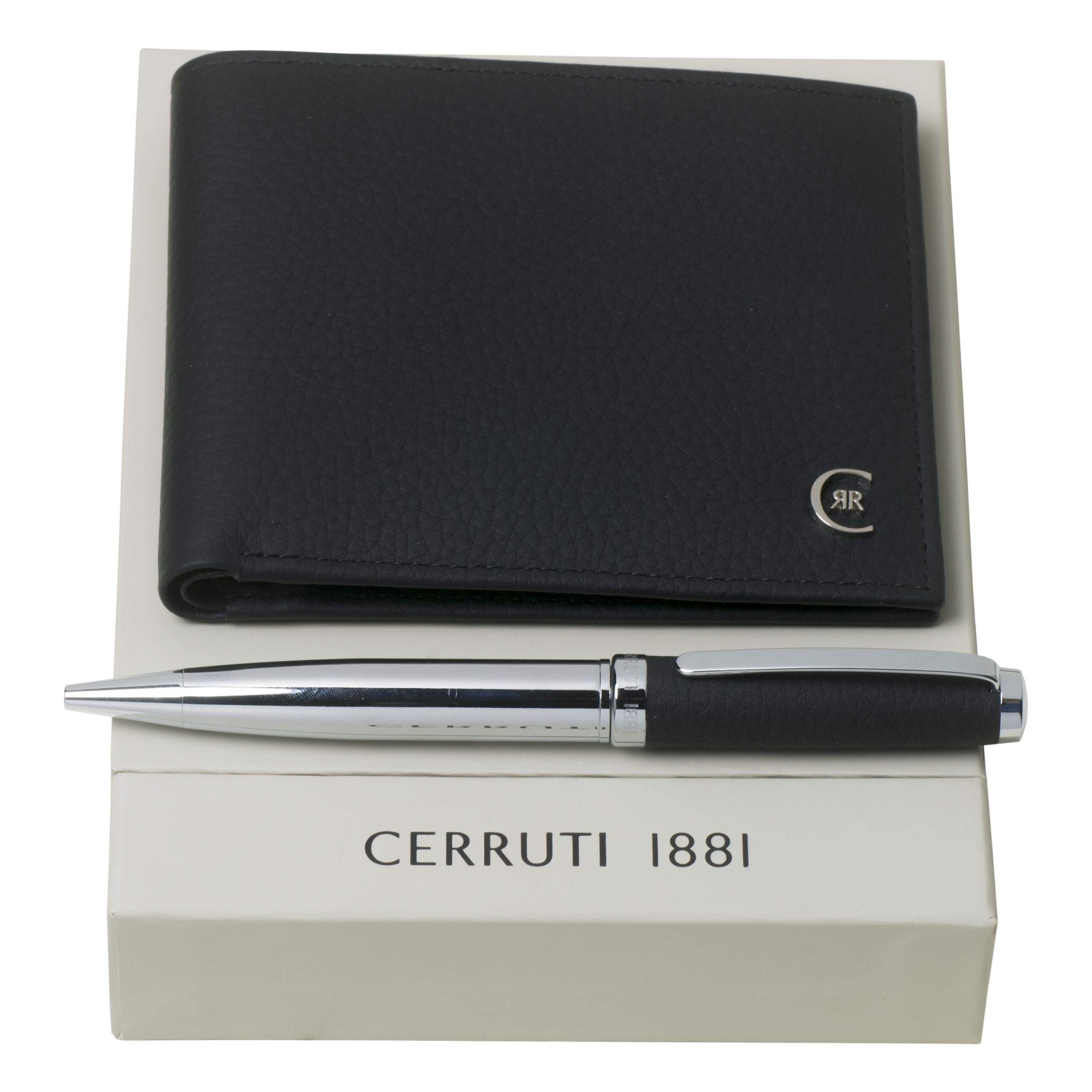 Zestaw upominkowy Cerruti 1881 długopis i portfel - NLM711A + NSU7114A